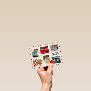 Groeten uit postkaart collage