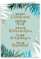 kerstpalmen met glitter
