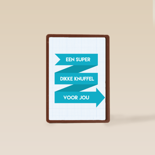 sporta op kamp kaart een superdikke knuffel voor jou