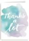 thanks a lot watercolor