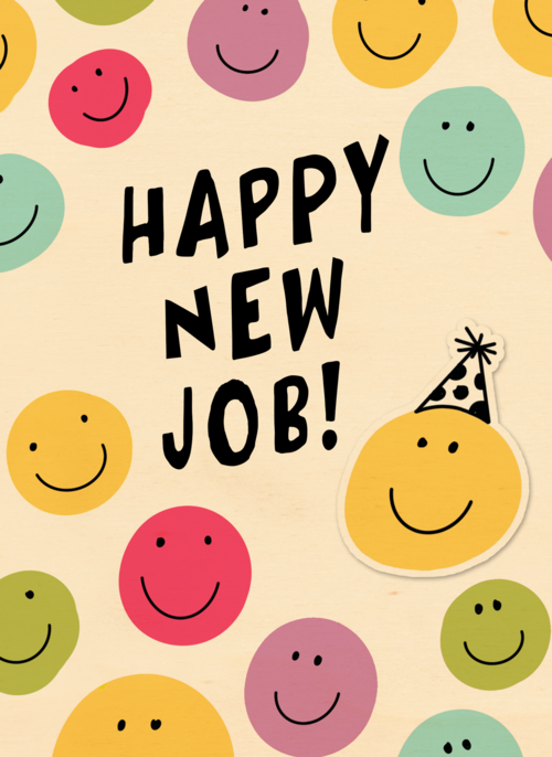 Houten Kaart Nieuwe Baan | Houten Kaart Hallmark | Nieuwe Baan | Nieuwe Baan Kaart Happy New Job