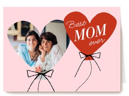 Best mom ever fotokaart