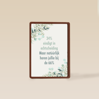 34 procent eindigt in echtscheiding