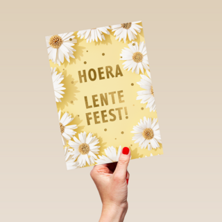 Lentefeest gele bloemen