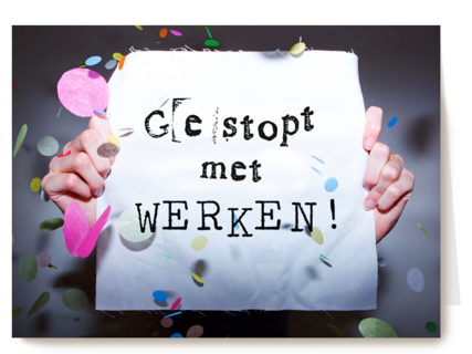 confetti papier gestopt werken