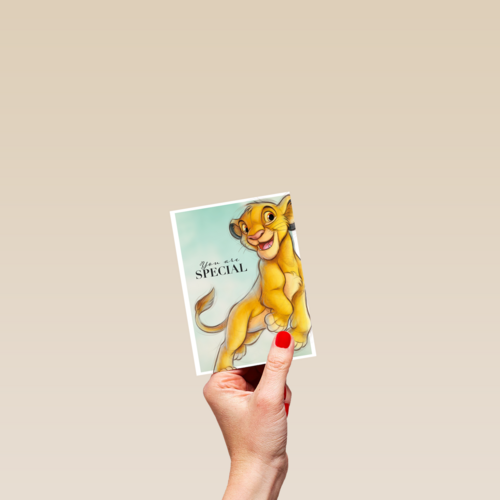 Simba verjaardagskaart you are special