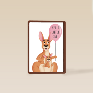 een ballon voor de dochter