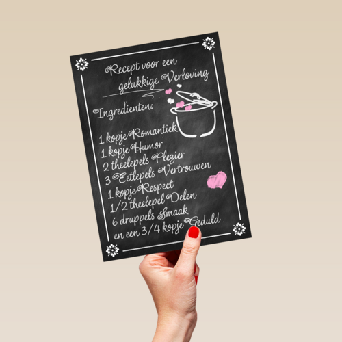 recept voor een gelukkige verloving