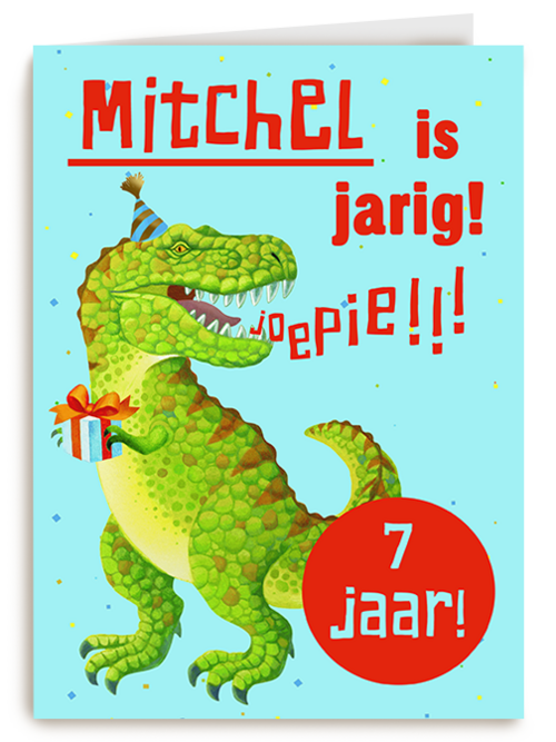Verjaardagskaart Hallmark | Verjaardag Jongen Dinosaurus