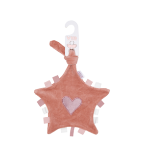 Tutteldoekje Hart Oud Roze 