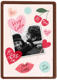 Valentijn fotokaart Hey cutie