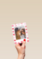 Valentijn fotokaart kusjes kader