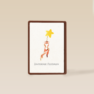 Kinderpostzegels Vos Ster Feestdagen