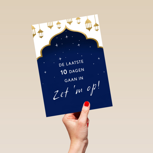 ramadan kaart de laatste 10 dagen