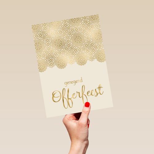 offerfeest kaart gezegend offerfeest