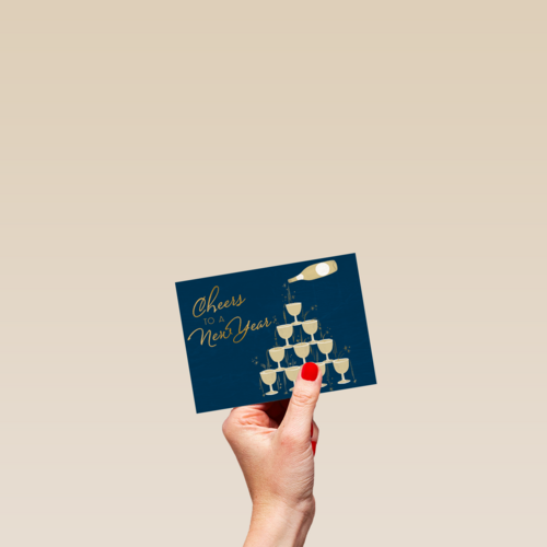 cheers to a new year with campagne