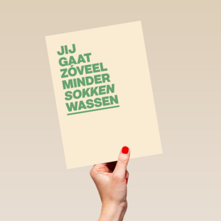 Minder sokken wassen AndC