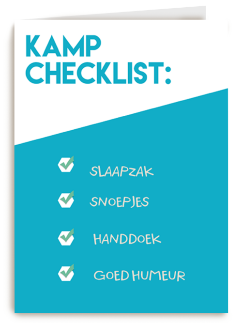 Kaart Hallmark | Op Kamp | Sporta Op Kamp Kaart Checklist