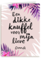 een dikke knuffel voor mijn lieve oma