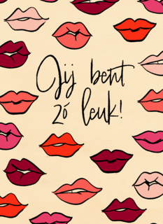 Valentijn kusjes jij bent zo leuk