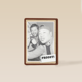 fotokaart staand proost