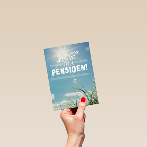 ombouw het is zover je gaat met pensioen