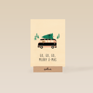 go go go mery x mas kerstkaart