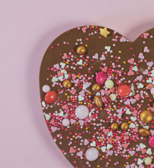 Brievenbus Chocolade Hart Dikke Knuffel