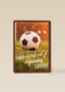 Verjaardagskaart voetbal topper