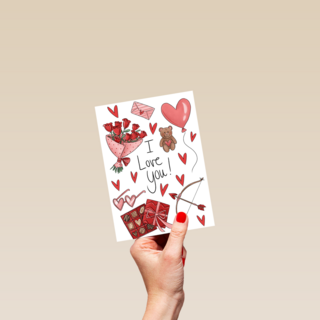 liefdekaart i love you matia studio