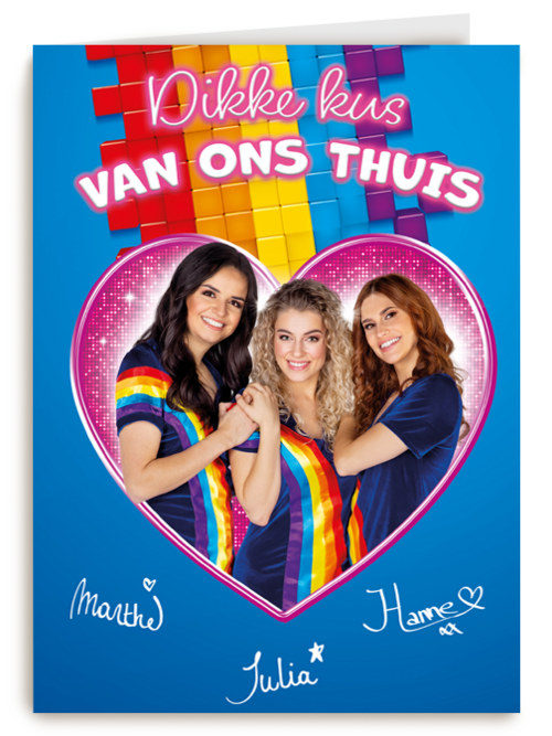 Dikke kus van K3 thuis