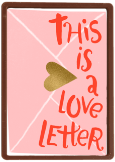This is a love letter