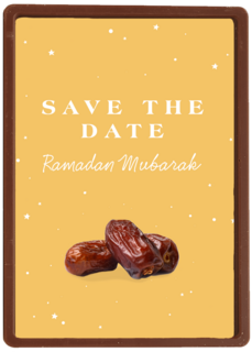 ramadan kaart save the date ramadan mubarak