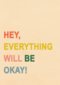 Sterktekaart everything will be ok Engels