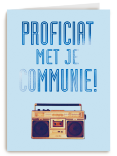 Proficiat met je communie Boombox