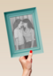 fotokaart staand fotolijst blanco