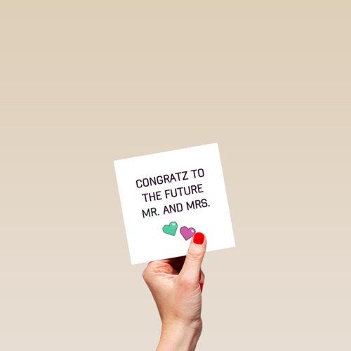 congratz to the couple