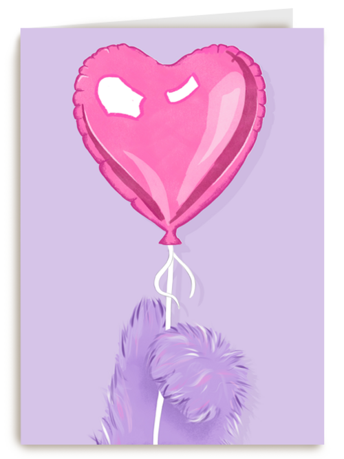 Hart Ballon Fluffy hand