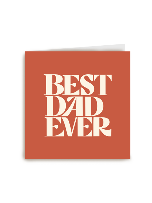 Vaderdagkaart best dad ever