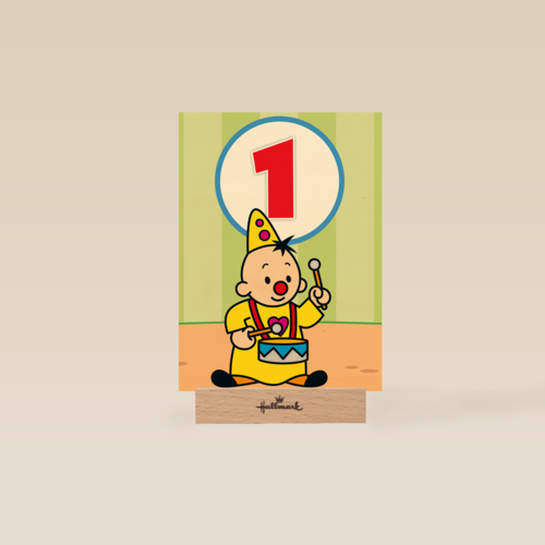 Bumba verjaardagskaart 1 jaar