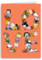 Liefde kaart Snoopy LOVE grote letters