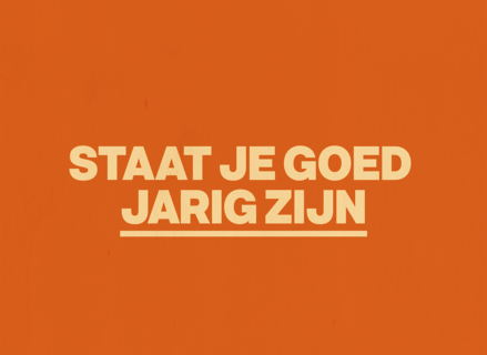Verjaardagskaart man vrouw Staat je goed jarig zijn