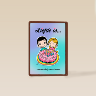 Liefde is samen de jaren vieren