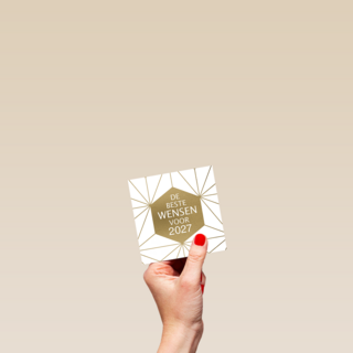 Nieuwjaar 2027 goud grafisch