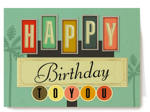 Verjaardagskaart Hallmark | Happy Birthday Sign For You
