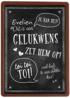 succes kaart een gelukswens