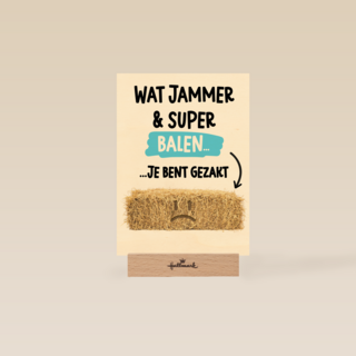 gezakt kaart balen