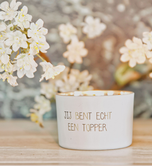 My Flame Geurkaars Jij Bent Een Topper