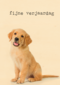 Verjaardagskaart Furry cuddles hond