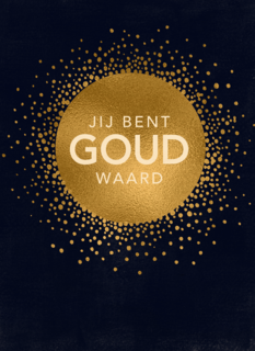 vaderdag kaart stijlvol jij bent goud waard